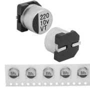 220 uF 10 V 105C 6.3*5.4 VT