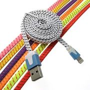 USB to iPhone5 Flat braid 1m