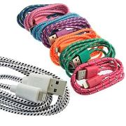 USB to iPhone5 round braid 1m